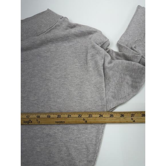 Express Womens Shirt Size Large Tan Long Sleeve Boat Neck - Picture 7 of 10